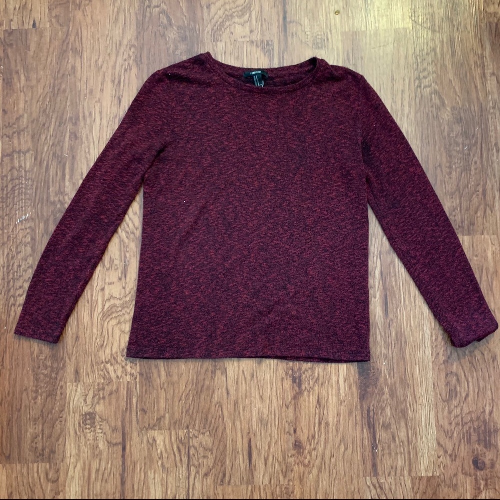 Forever 21 Maroon Shirt - Women’s Medium